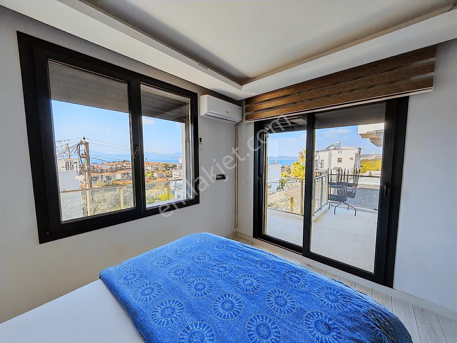 Sığacık Akkumda Deniz Manzaralı 4+2 Bahçeli Villa Plaja 600 M - Görsel 31