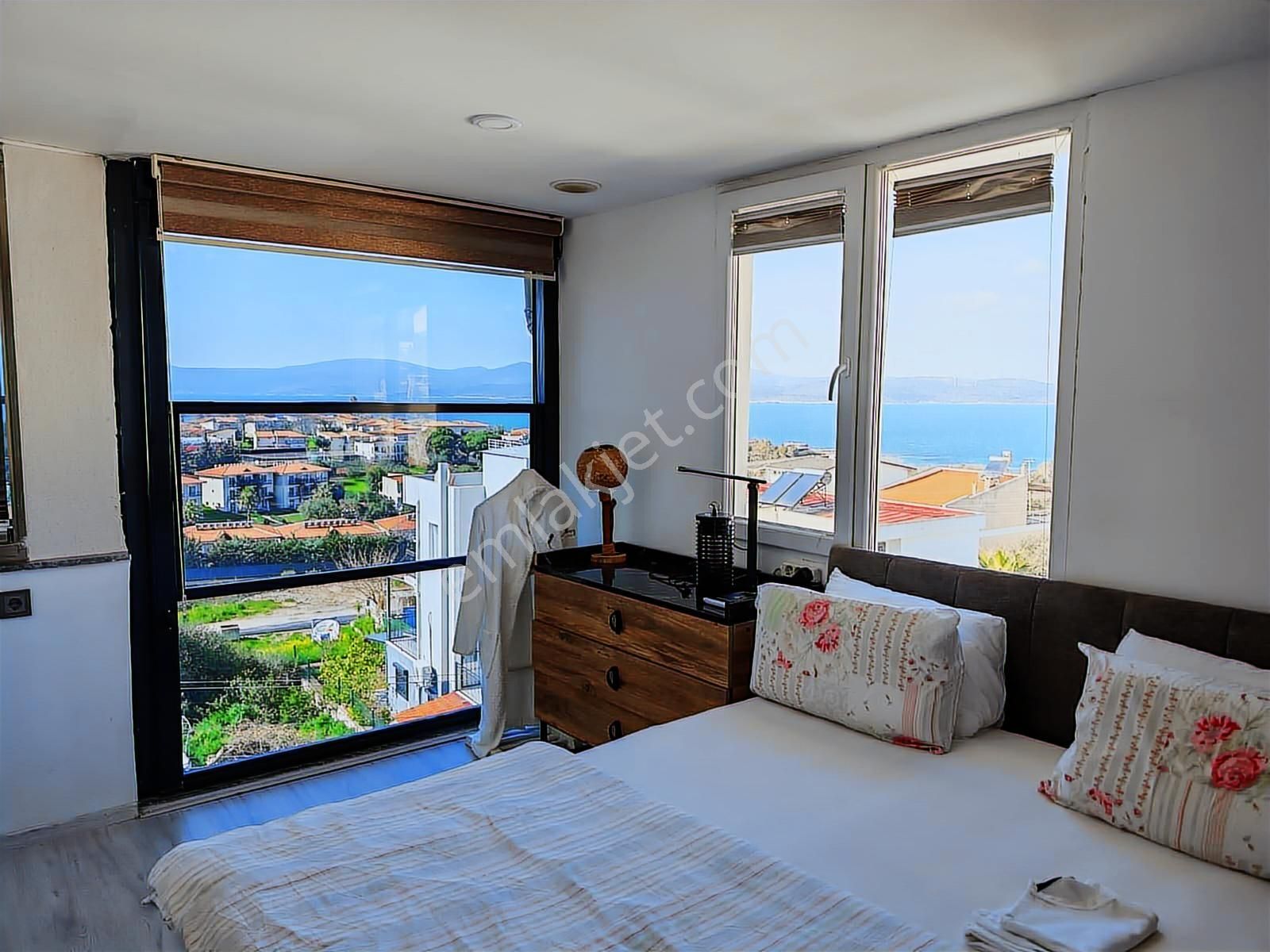 Sığacık Akkumda Deniz Manzaralı 4+2 Bahçeli Villa Plaja 600 M - Görsel 8