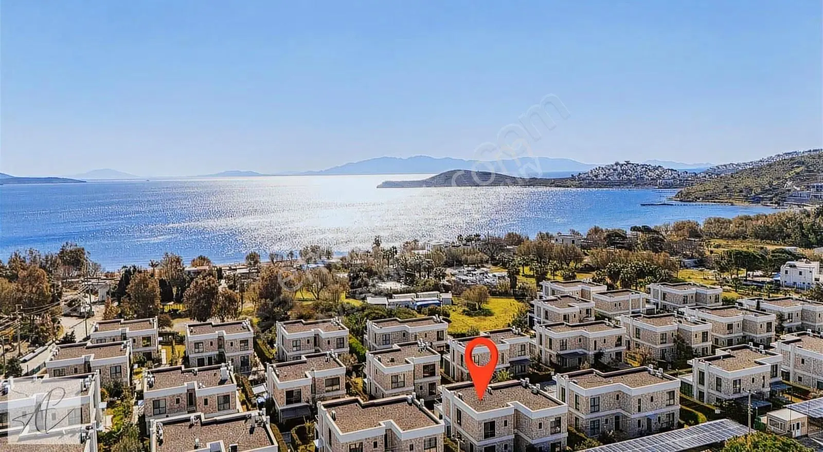 Bodrum, Yahşi'de Denize 100 M, Salt Camel Beach'te 4+1 Taş Villa