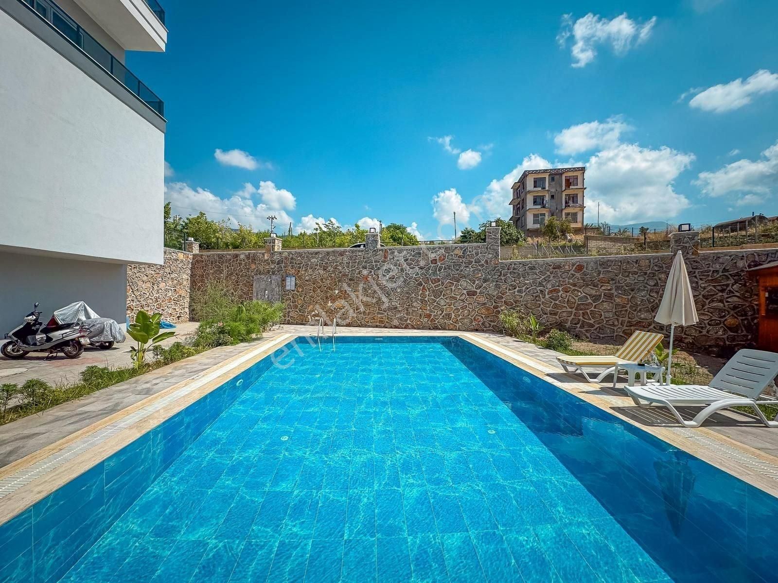 Alanya Obada Sıfır Binada Eşyalı 1+1 Satılık Daire - Görsel 12