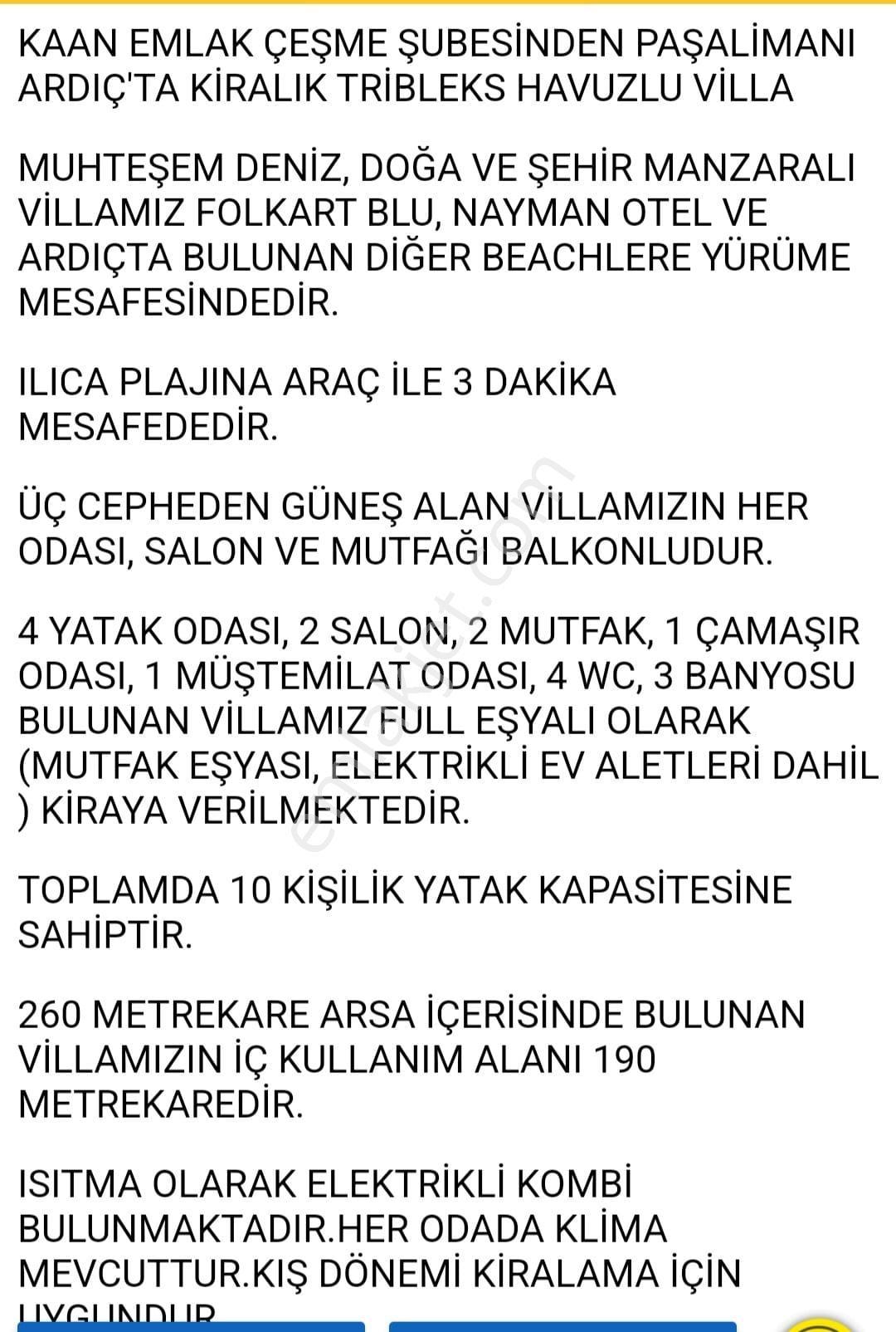 Denizli Kaan Emlak Paşalimanı Şubesinden Sakız Adası Manzaralı Lüks Villa - Görsel 10