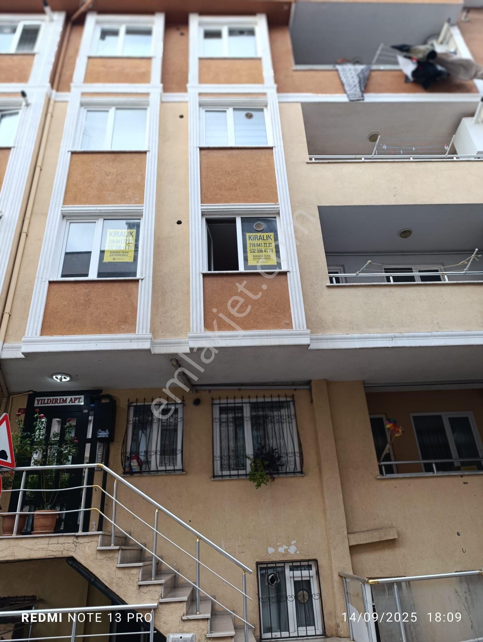 Çekmeköy Hamidiye Mh Kiralık 2+1 110m2 Ara Kat Daire