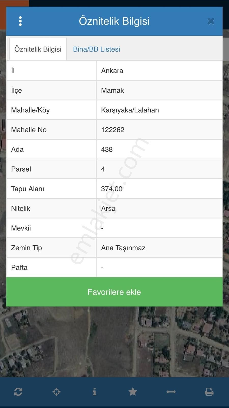 Mamak Karşıyaka-lalahan'da 176 M² Konut İmarlı Satılık Hisse - Görsel 2