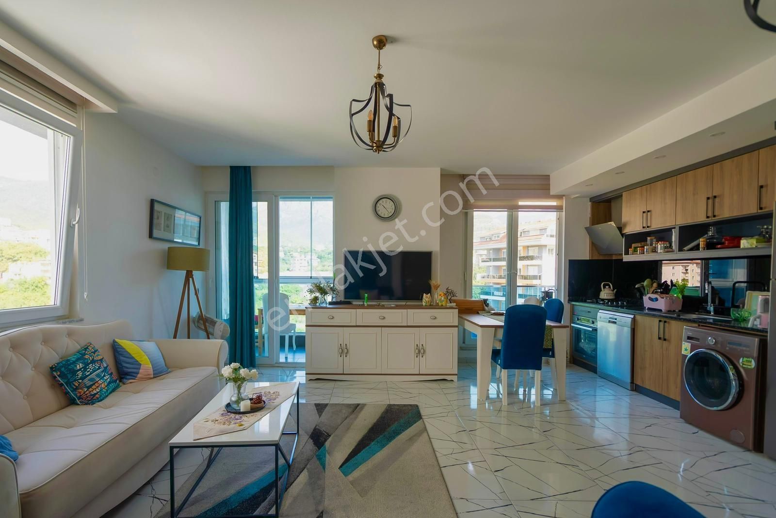 Alanya Oba 2+1 95m2 Eşyalı,havuz,fitnes,sinema,2 Banyo - Görsel 6