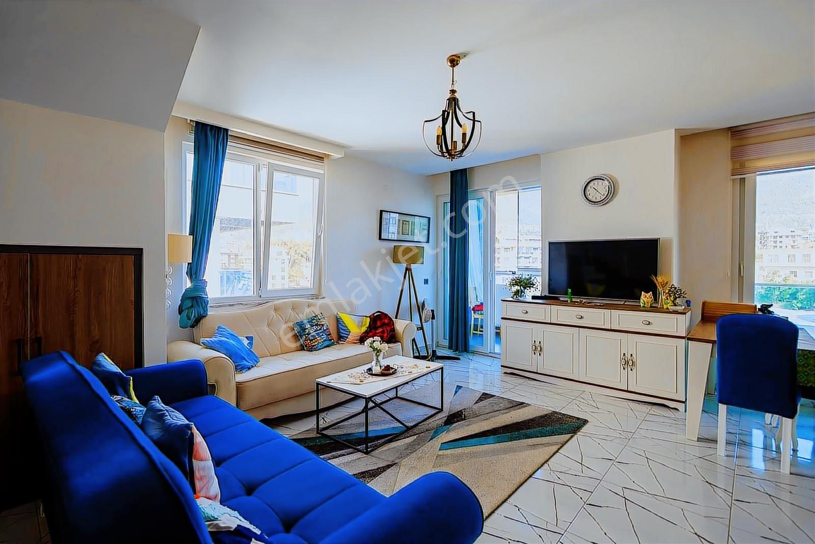 Alanya Oba 2+1 95m2 Eşyalı,havuz,fitnes,sinema,2 Banyo - Görsel 17