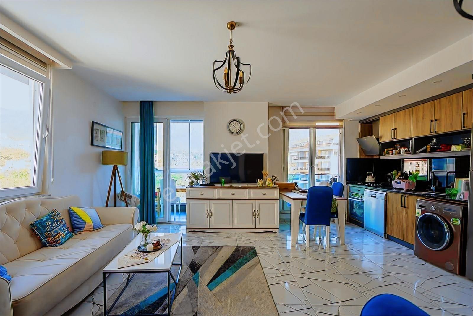 Alanya Oba 2+1 95m2 Eşyalı,havuz,fitnes,sinema,2 Banyo - Görsel 32