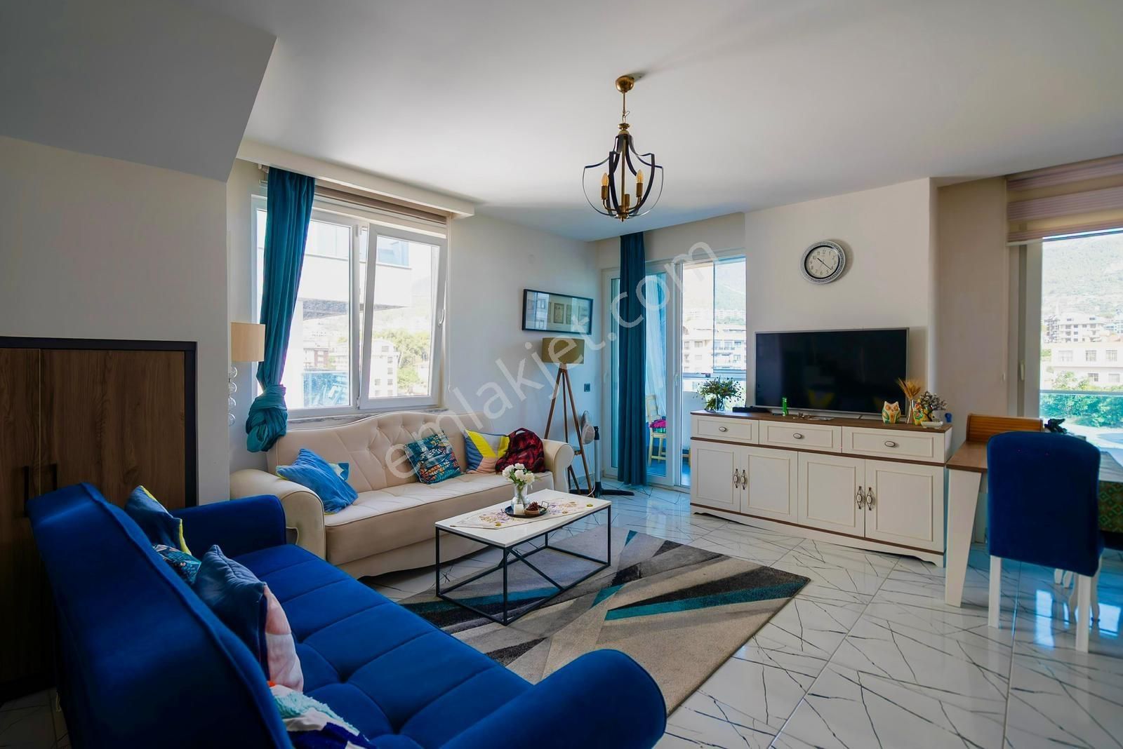 Alanya Oba 2+1 95m2 Eşyalı,havuz,fitnes,sinema,2 Banyo - Görsel 34