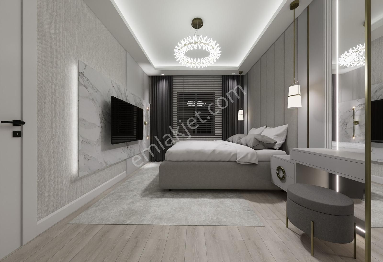 Saraycık' Da Site İçinde Açık Kapalı Otoparklı Satılık 3+1 Daire - Görsel 33