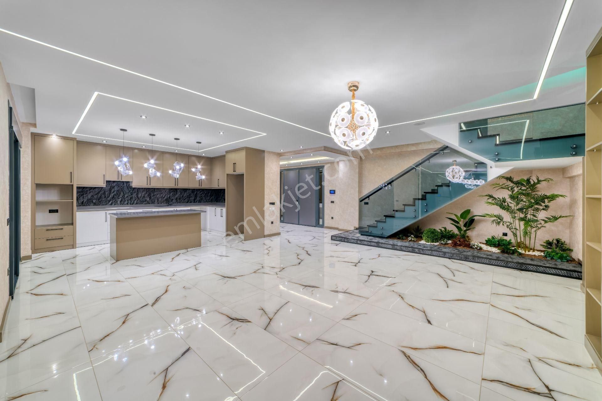 Alanya Kestel (yaylalı)’de Full Deniz & Kale Manzaralı Lüks 4+1 Özel Villa - Görsel 6