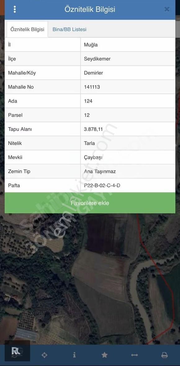 Muğla Seydikemer Demirler Mah. Satılık Tarla - Görsel 5