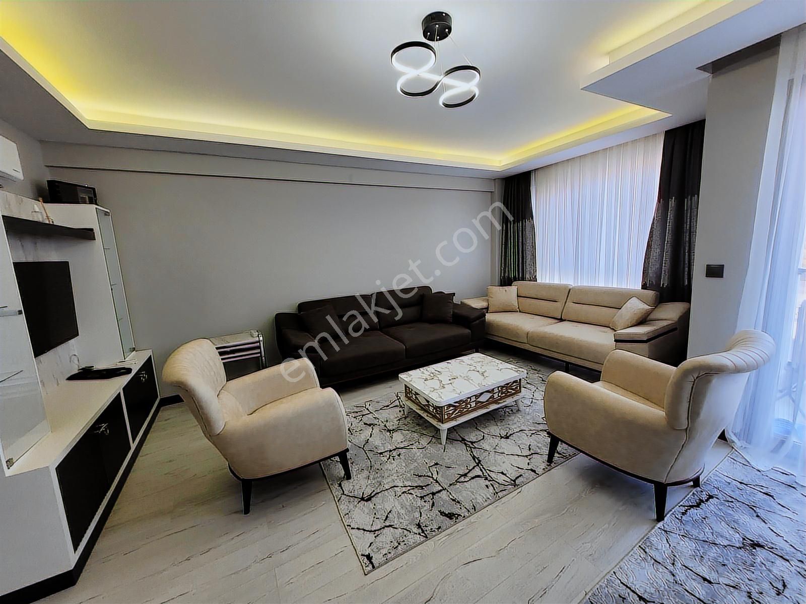 İlbey // Finike'de Satılık 2,5+1 Deniz Manzaralı Eşy. Lüks Daire - Görsel 8