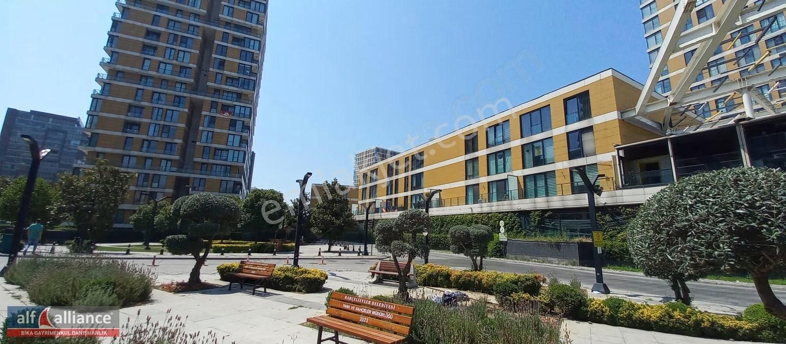 İstwest Sitesinde 75m² 1+1 Balkonlu Kısmi Eşyalı Kiralık Daire - Görsel 4