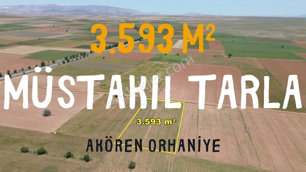 Akören Orhaniye'de 3.593 M² Asfalt Yola Yakın Müstakil Tarla - Görsel 13