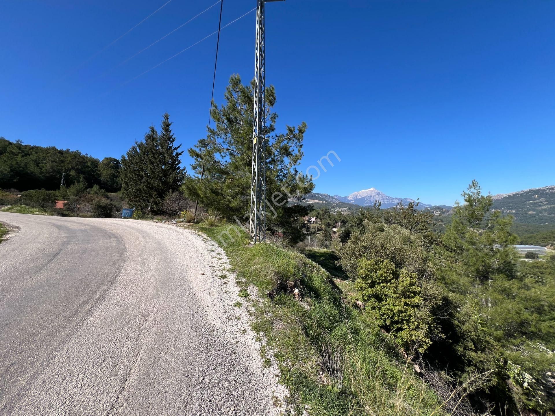 Olympos Yazır'da Deniz Manzaralı Asfalta Cephe Arazi - Görsel 23