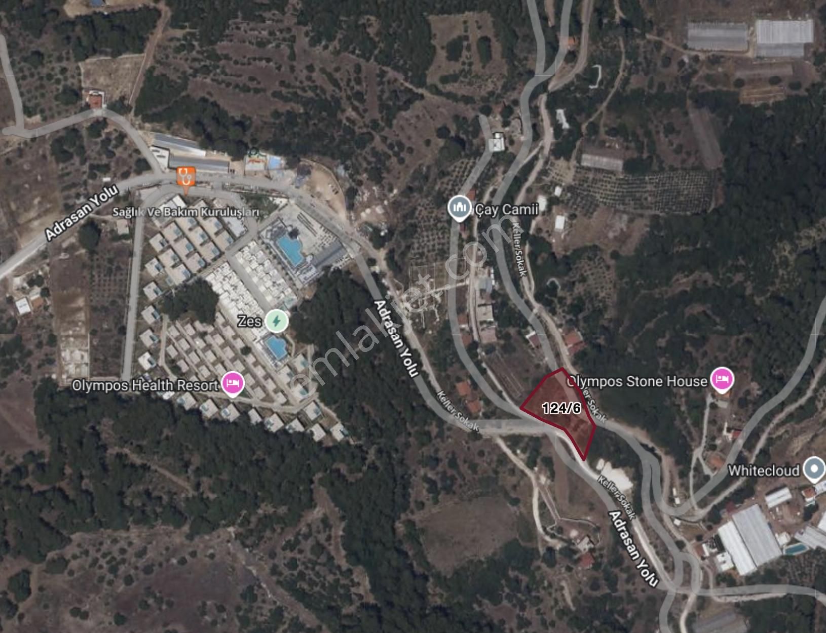 Olympos Yazır'da Deniz Manzaralı Asfalta Cephe Arazi - Görsel 31