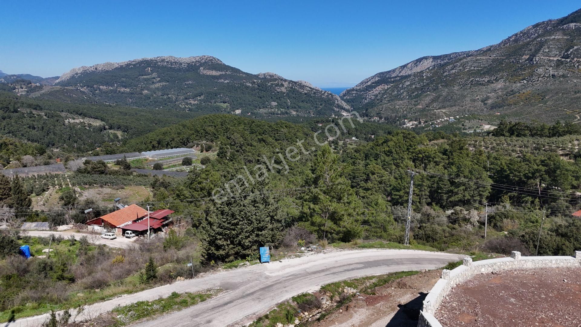 Olympos Yazır'da Deniz Manzaralı Asfalta Cephe Arazi - Görsel 3