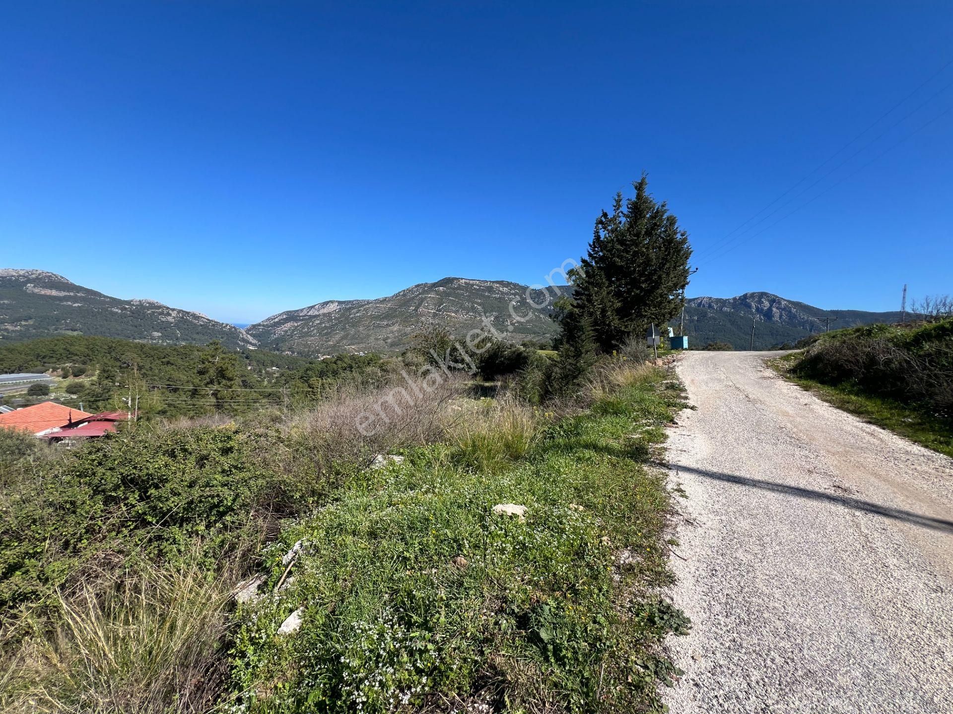 Olympos Yazır'da Deniz Manzaralı Asfalta Cephe Arazi - Görsel 25