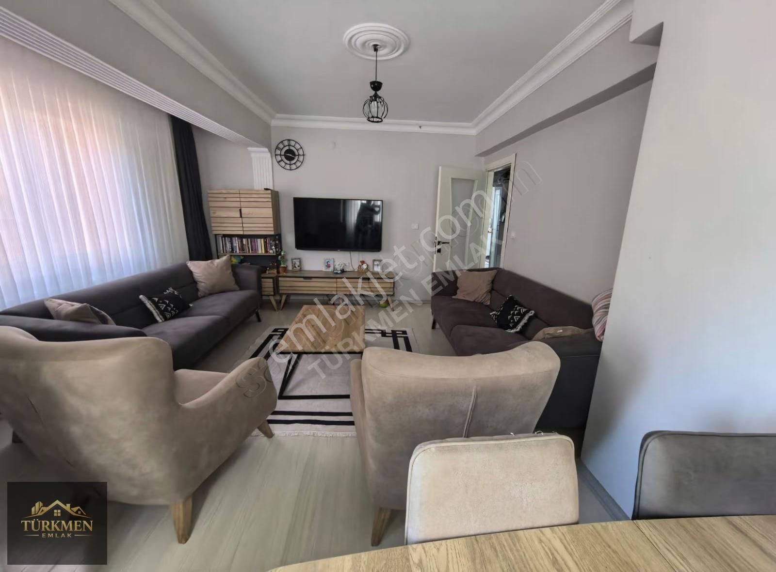 Türkmen Emlak'tan Çift Balkonlu Masrafsız 2 Kat Daire - Görsel 4