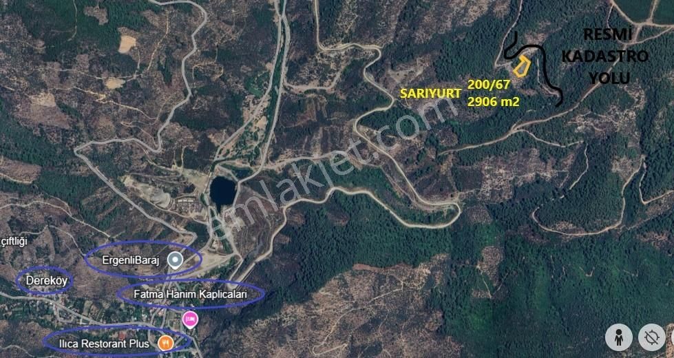 İzmir-bayındır-sarıyurt Kadastral Yola Cepheli Satılık Zeytinlik - Görsel 2