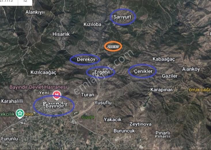 İzmir-bayındır-sarıyurt Kadastral Yola Cepheli Satılık Zeytinlik - Görsel 14