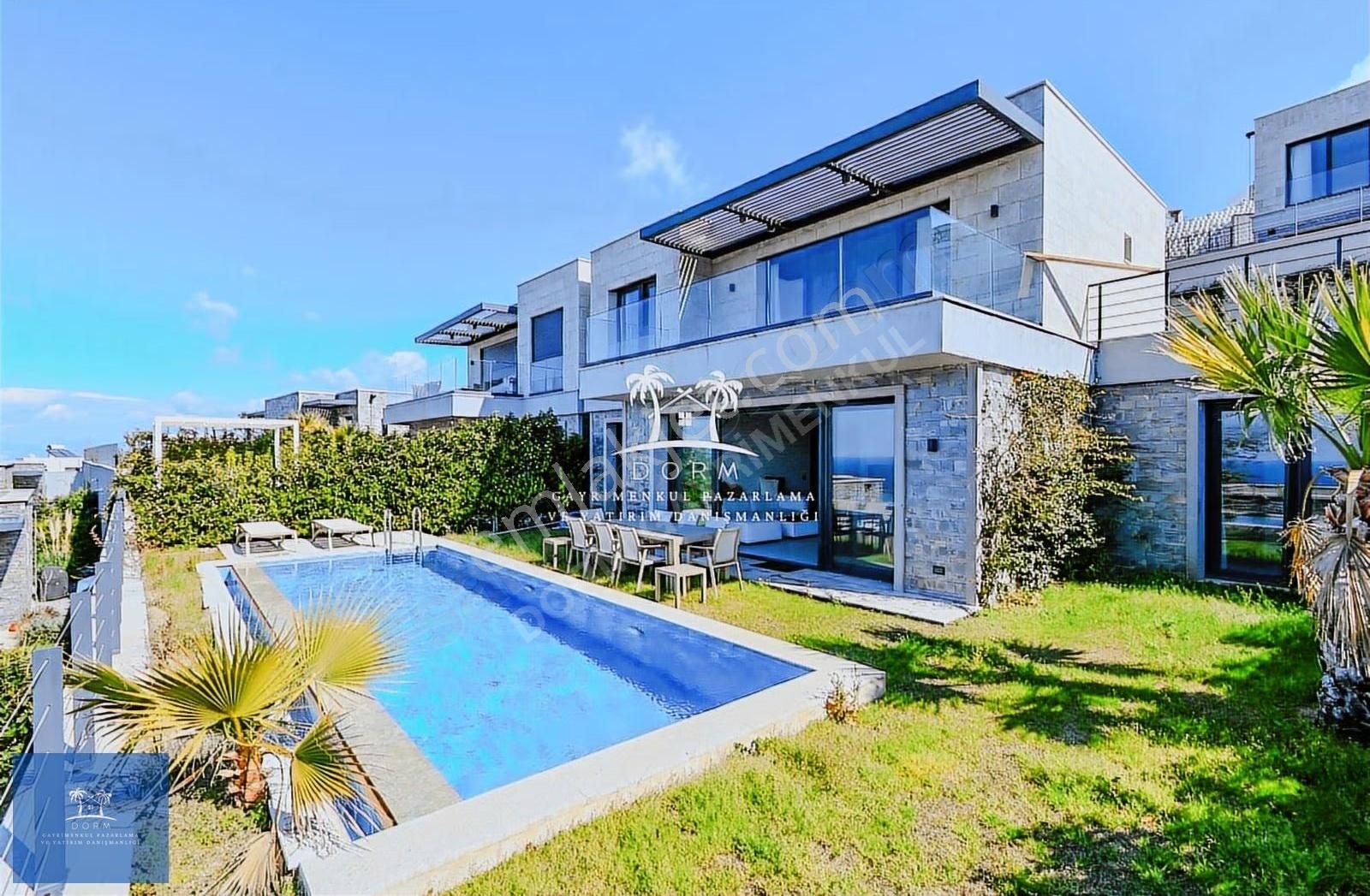 Gümüşlük Koyunbaba'da Deniz Manzaralı Satılık 4+1 Villa - Görsel 3