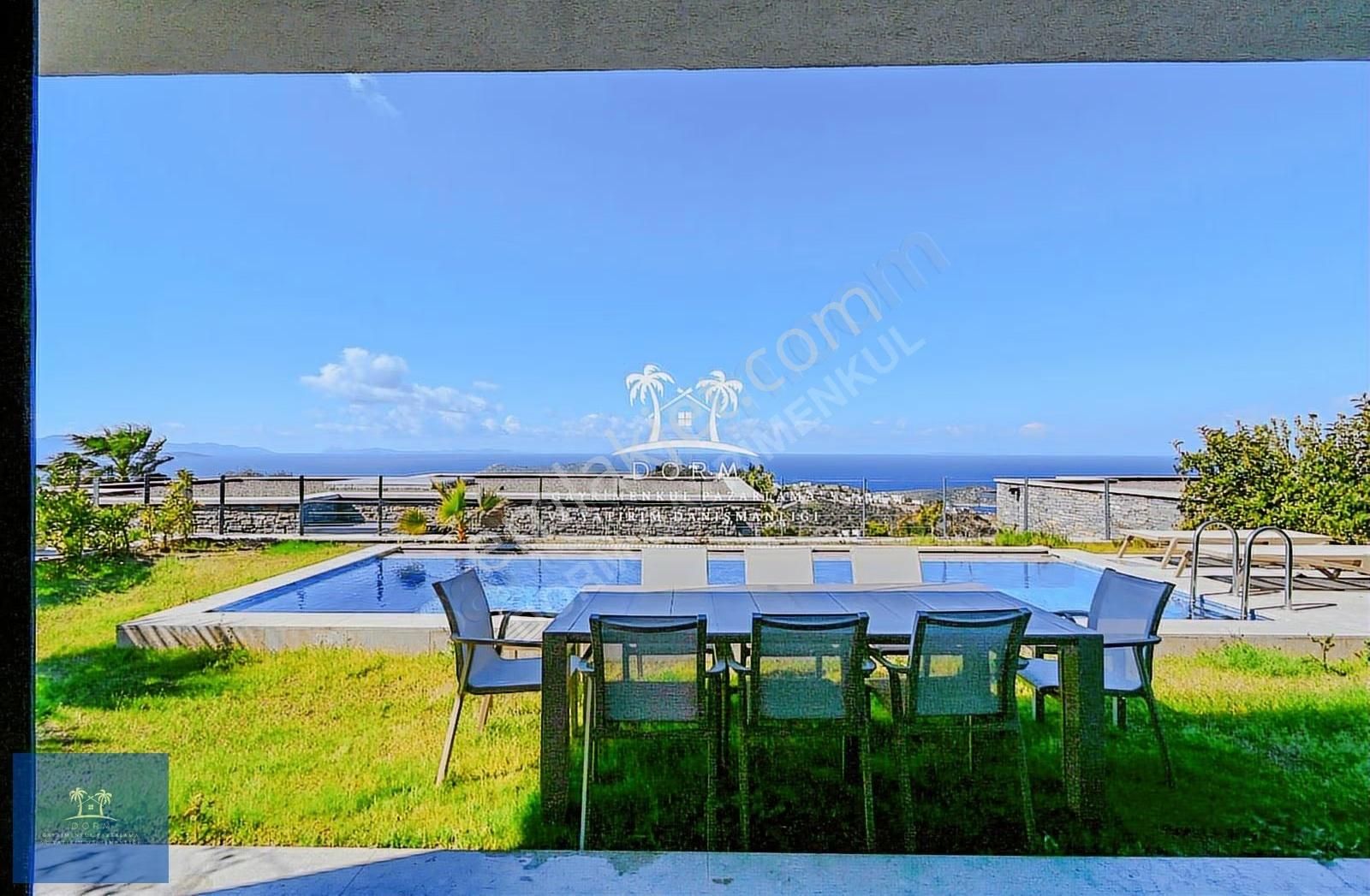 Gümüşlük Koyunbaba'da Deniz Manzaralı Satılık 4+1 Villa - Görsel 11