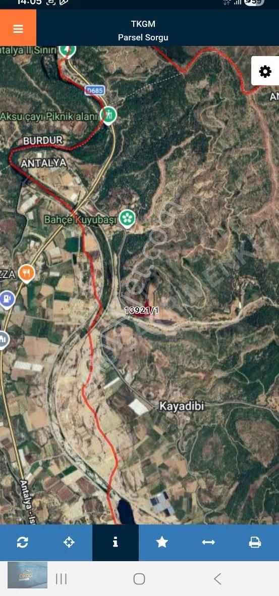 Antalya Aksu Kayadibi Mh 8.403m2 Müstakil Tapu Arsa - Görsel 6