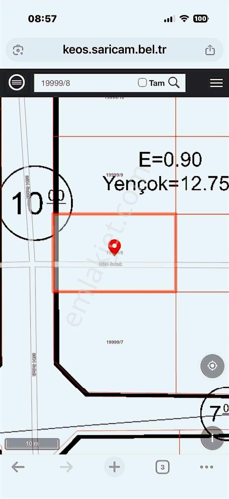 Beyceli Mah Tek Tapu 355m2 Önü 10 Metre Sokak Satılık Arsa - Görsel 3