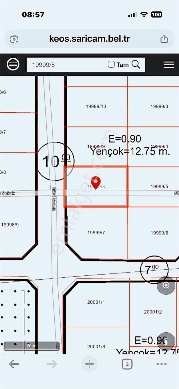 Beyceli Mah Tek Tapu 355m2 Önü 10 Metre Sokak Satılık Arsa - Görsel 5