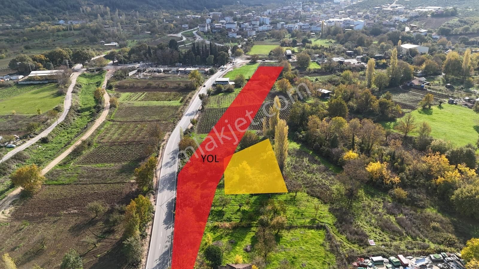 Hasanağa 'da İzmir Yolunu Sanayiye Bağlayan Kadastral Yola Cephe - Görsel 10