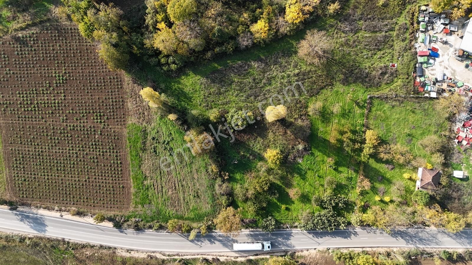 Hasanağa 'da İzmir Yolunu Sanayiye Bağlayan Kadastral Yola Cephe - Görsel 18