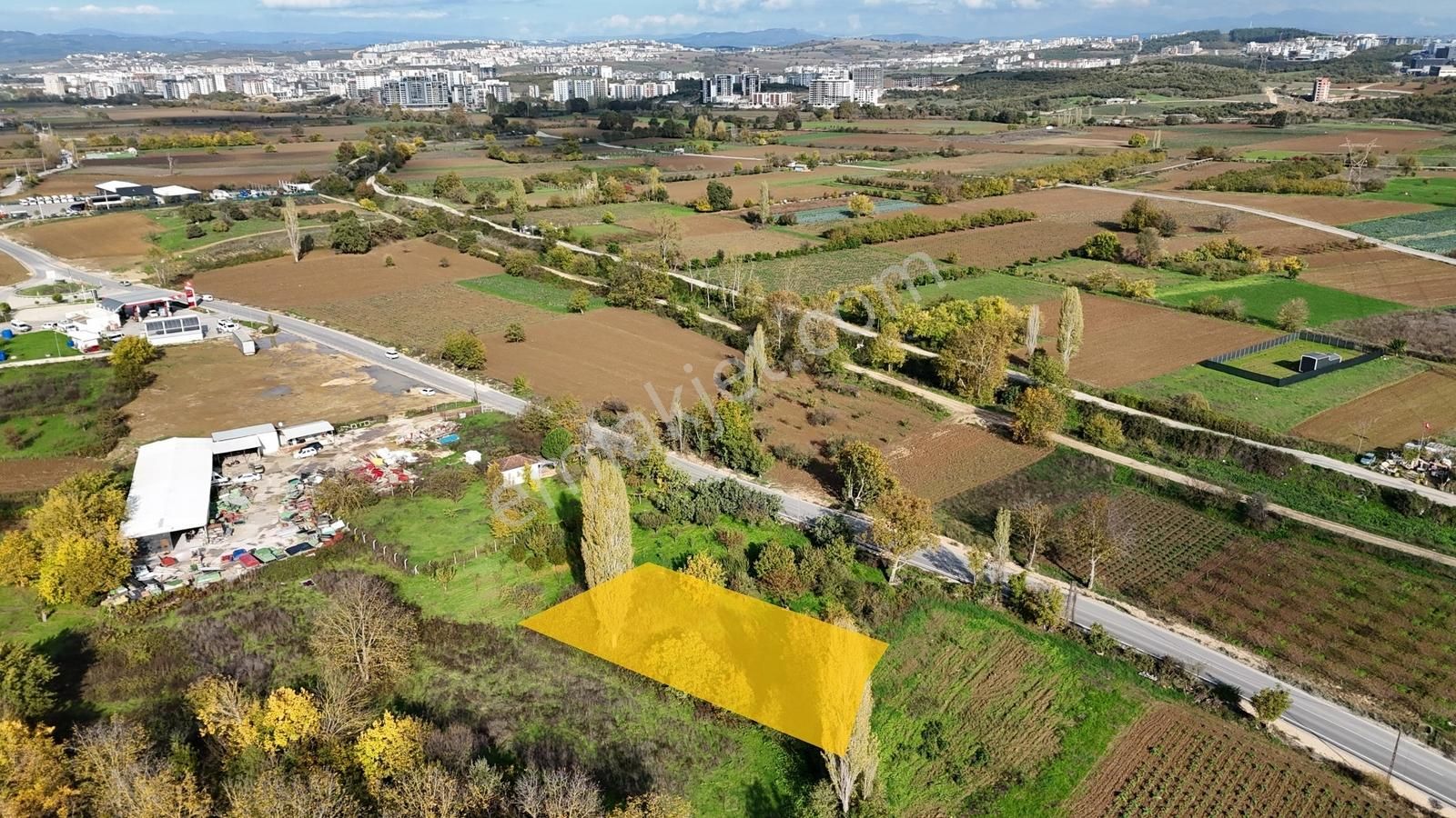 Hasanağa 'da İzmir Yolunu Sanayiye Bağlayan Kadastral Yola Cephe - Görsel 17