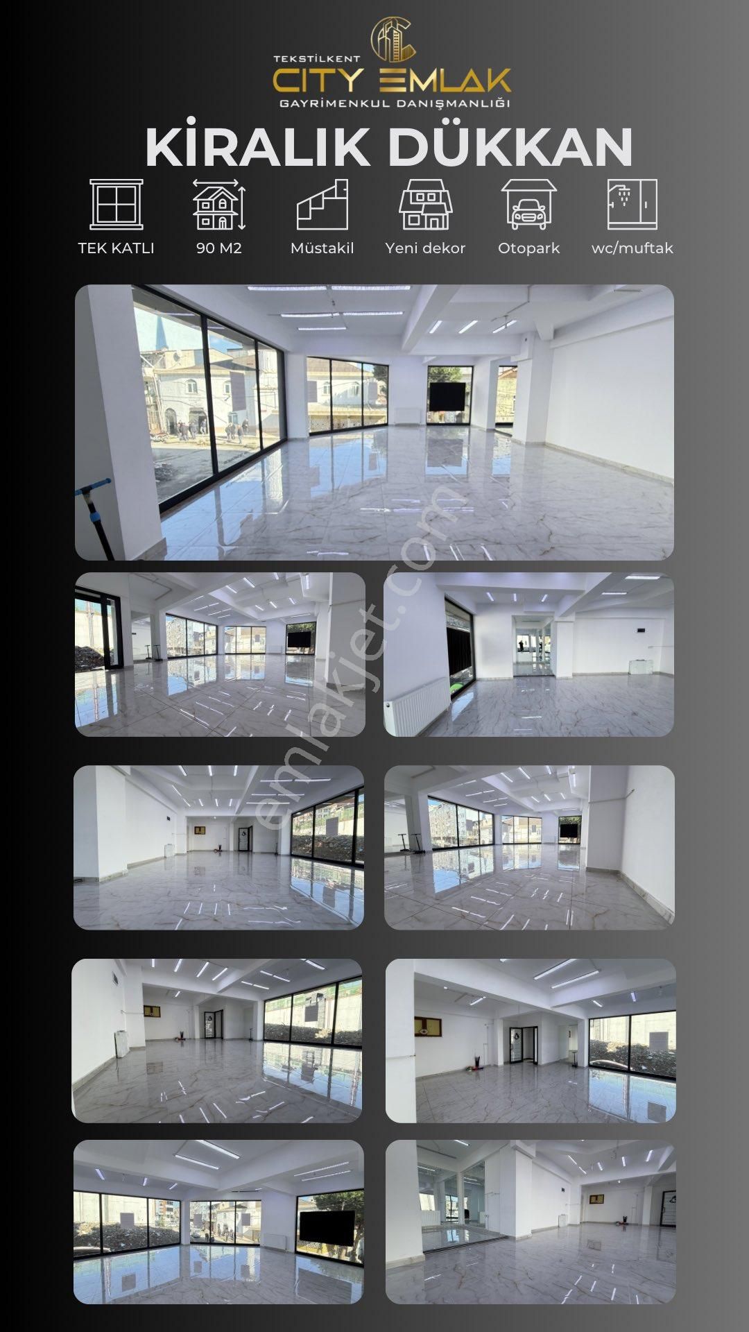 Cıty Emlaktan Oruçreis Mah Albayrak Cad 95 M2 Kiralık Dükkan