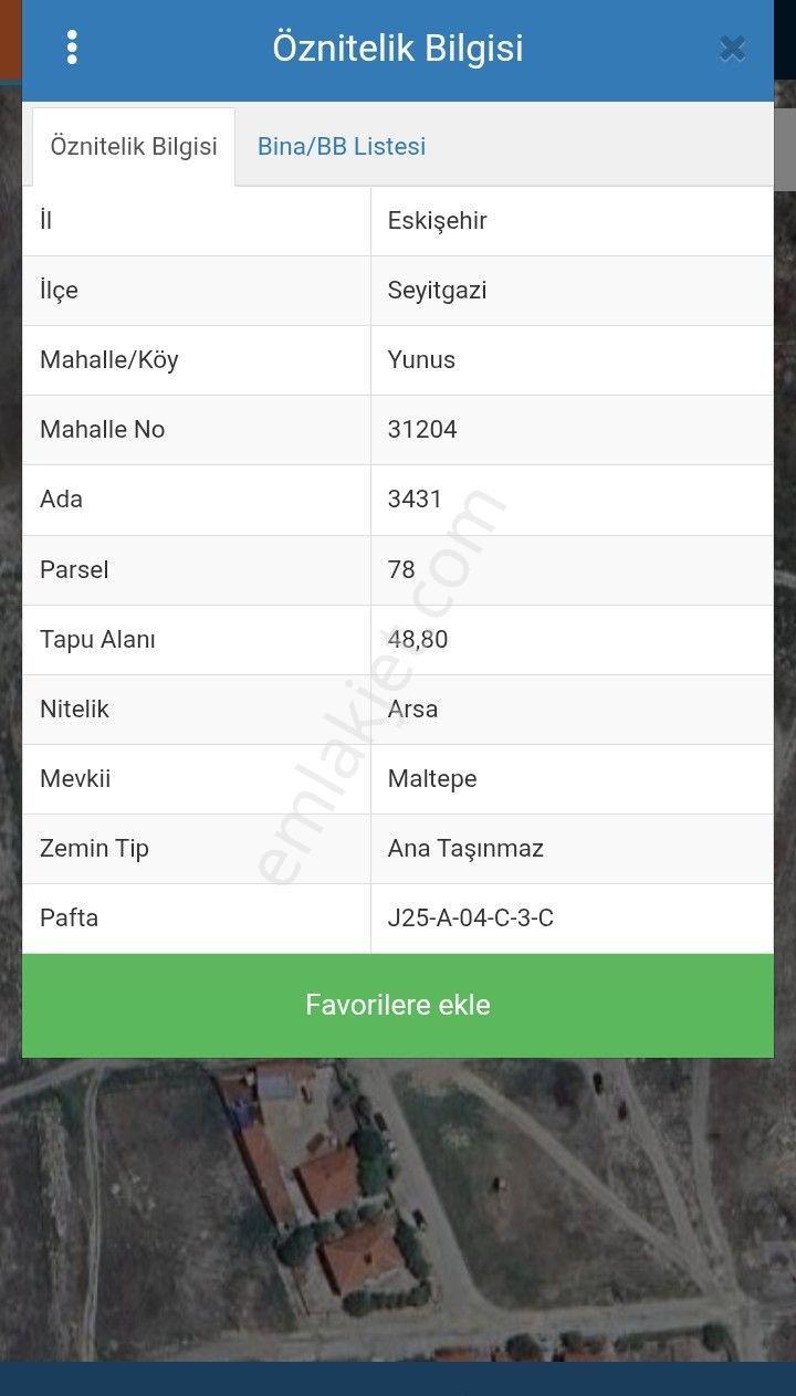 Eskişehir Seyitgazi Yunus Mahallesi İmarlı Takaslı Satılık Arsa - Görsel 3