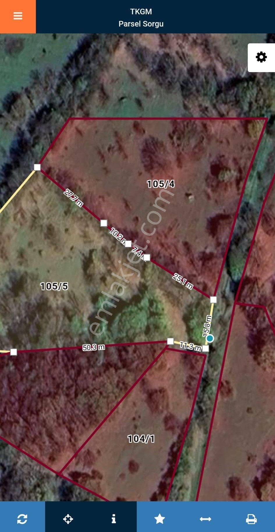 İnegöl Manzaralı Olukman Köyünde Satılık 3.402 M² Tarla - Görsel 6