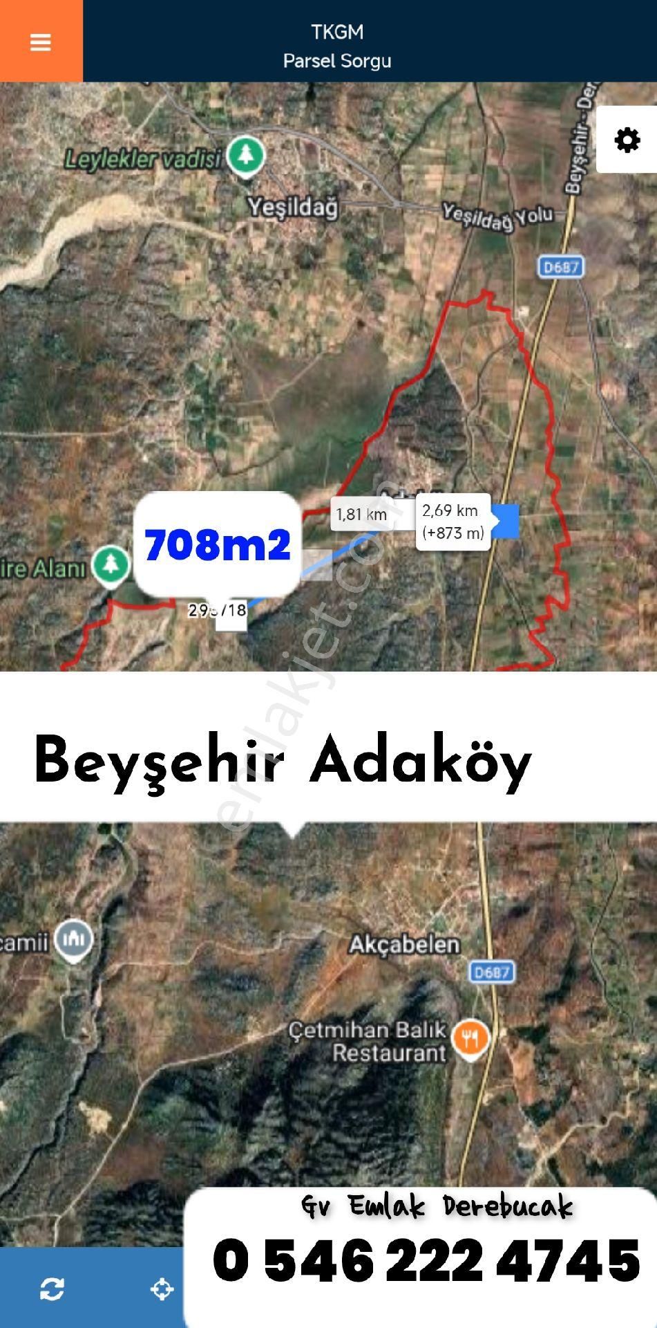 Beyşehir Adaköy Satılık Tarlalar - Görsel 17