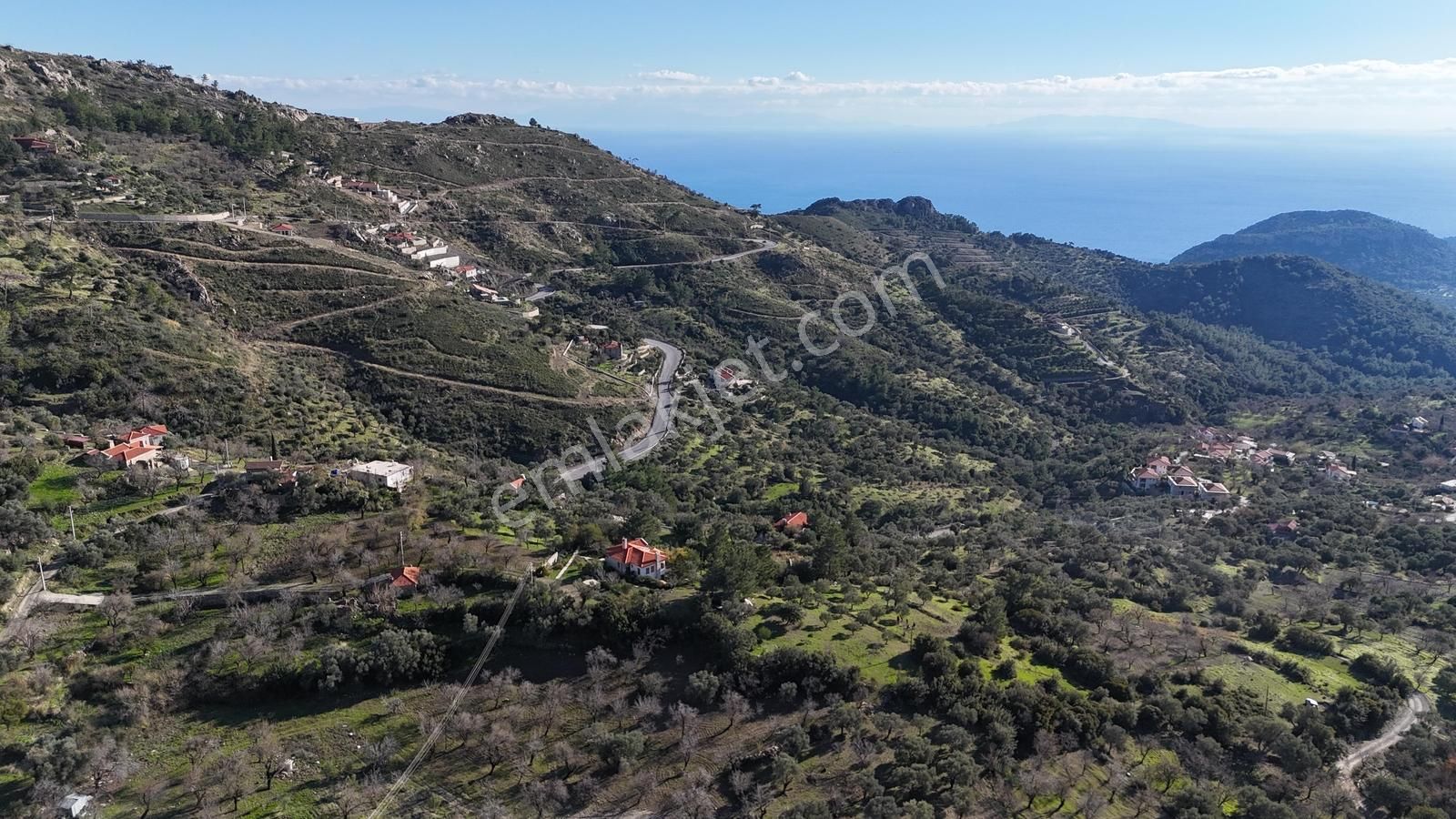 Datça Mesudiye'de Full Deniz Manzaralı Fırsat 2313 M2 Tarla - Görsel 9