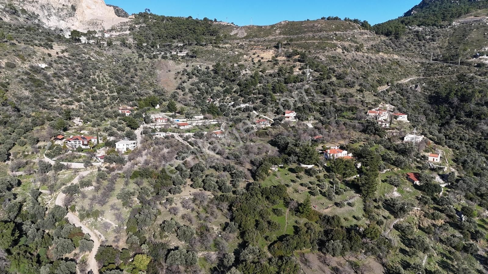 Datça Mesudiye'de Full Deniz Manzaralı Fırsat 2313 M2 Tarla - Görsel 13