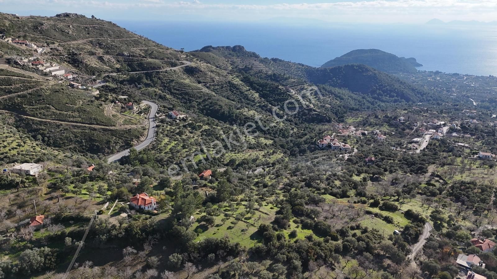 Datça Mesudiye'de Full Deniz Manzaralı Fırsat 2313 M2 Tarla - Görsel 20
