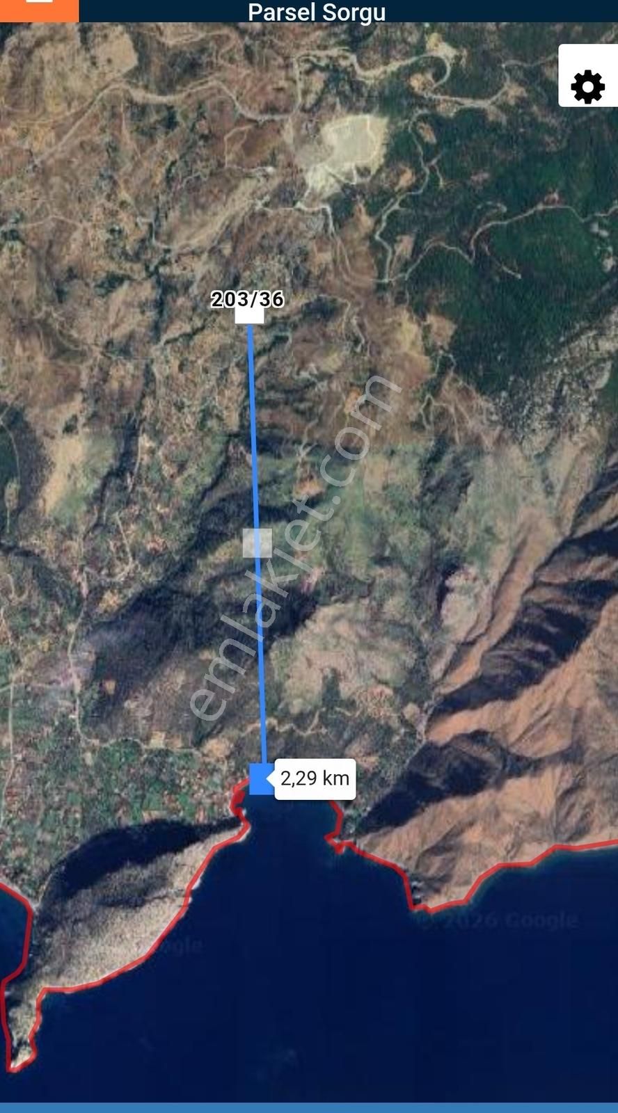 Datça Mesudiye'de Full Deniz Manzaralı Fırsat 2313 M2 Tarla - Görsel 8