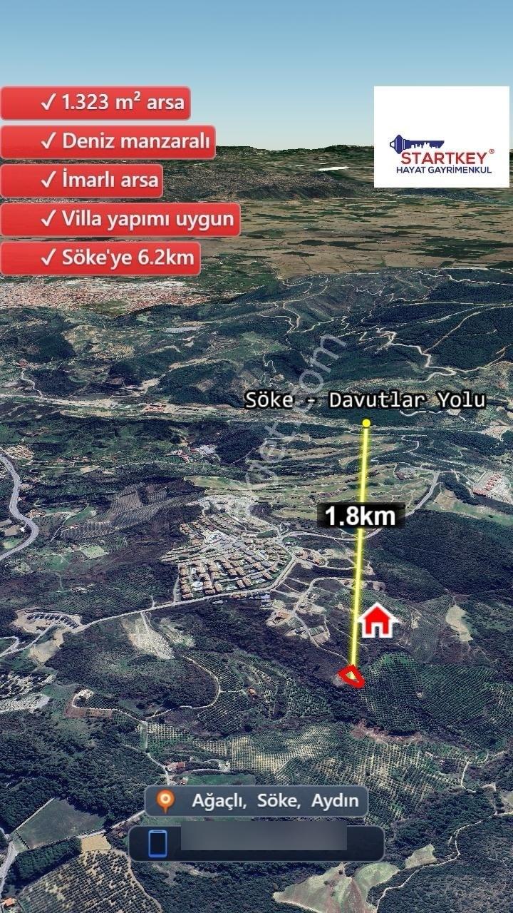 Sökede Deniz Manzaralı Satılık İmarlı Arsa - Görsel 4