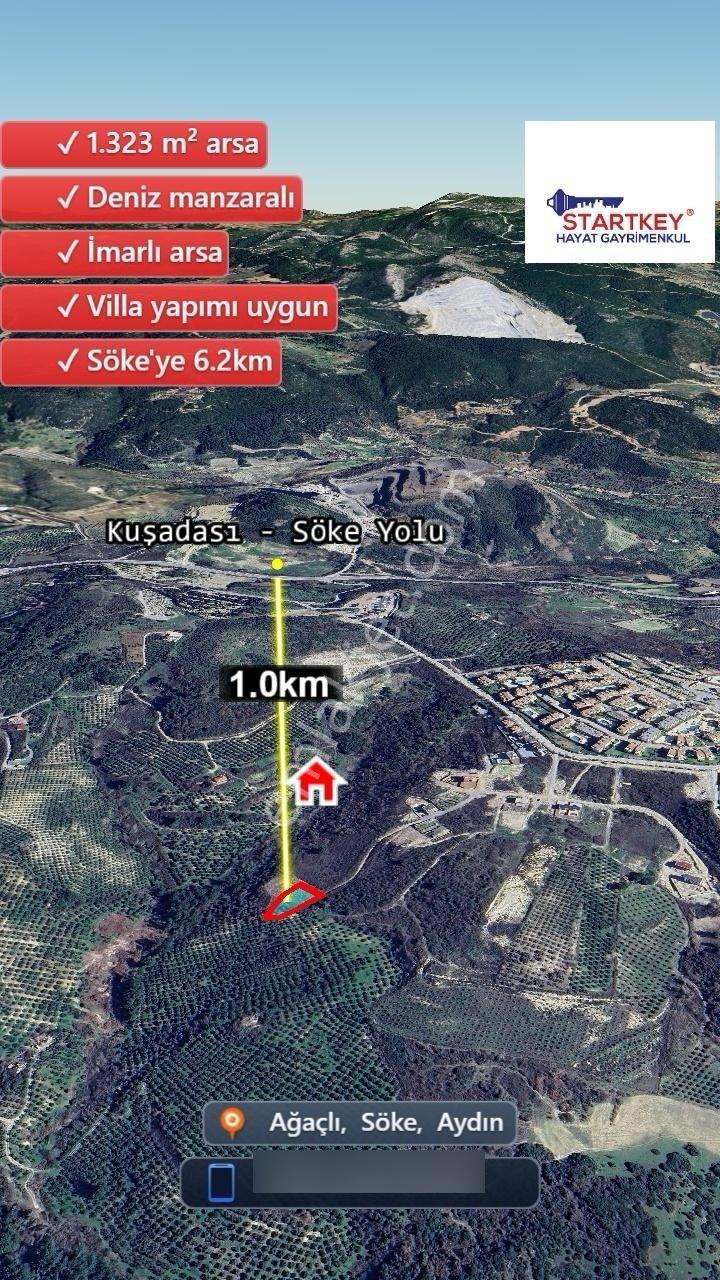 Sökede Deniz Manzaralı Satılık İmarlı Arsa - Görsel 5