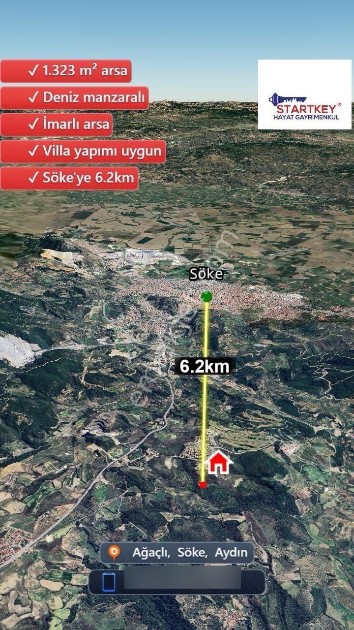 Sökede Deniz Manzaralı Satılık İmarlı Arsa - Görsel 3