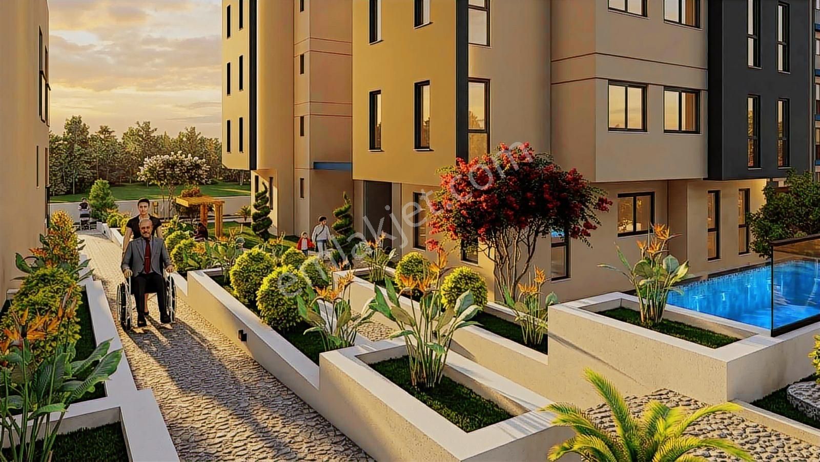 Sıfır 1+1 | Havuzlu Sitede | Yerden Isıtmalı | Kapalı Otoparklı - Görsel 2