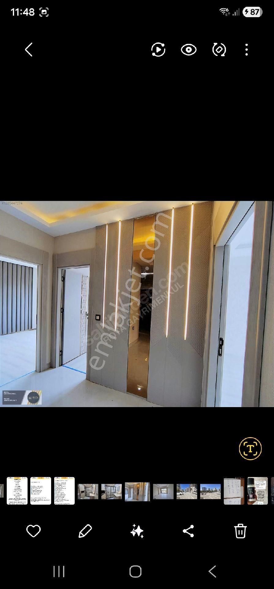 Kent Meydanında 2+1 Ultra Lüks Tunç Yapı Da Satılık Dai - Görsel 9