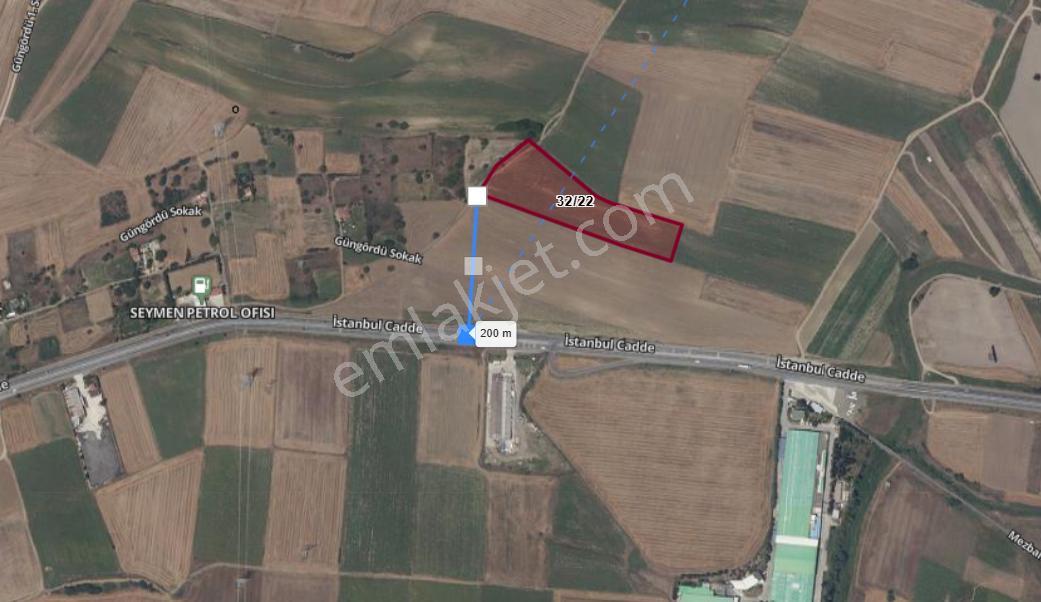 Çorlu Seymen Yokuşu – Ana Yola İmar Sınırına Komşu Yatırımlık Tarla - Görsel 4