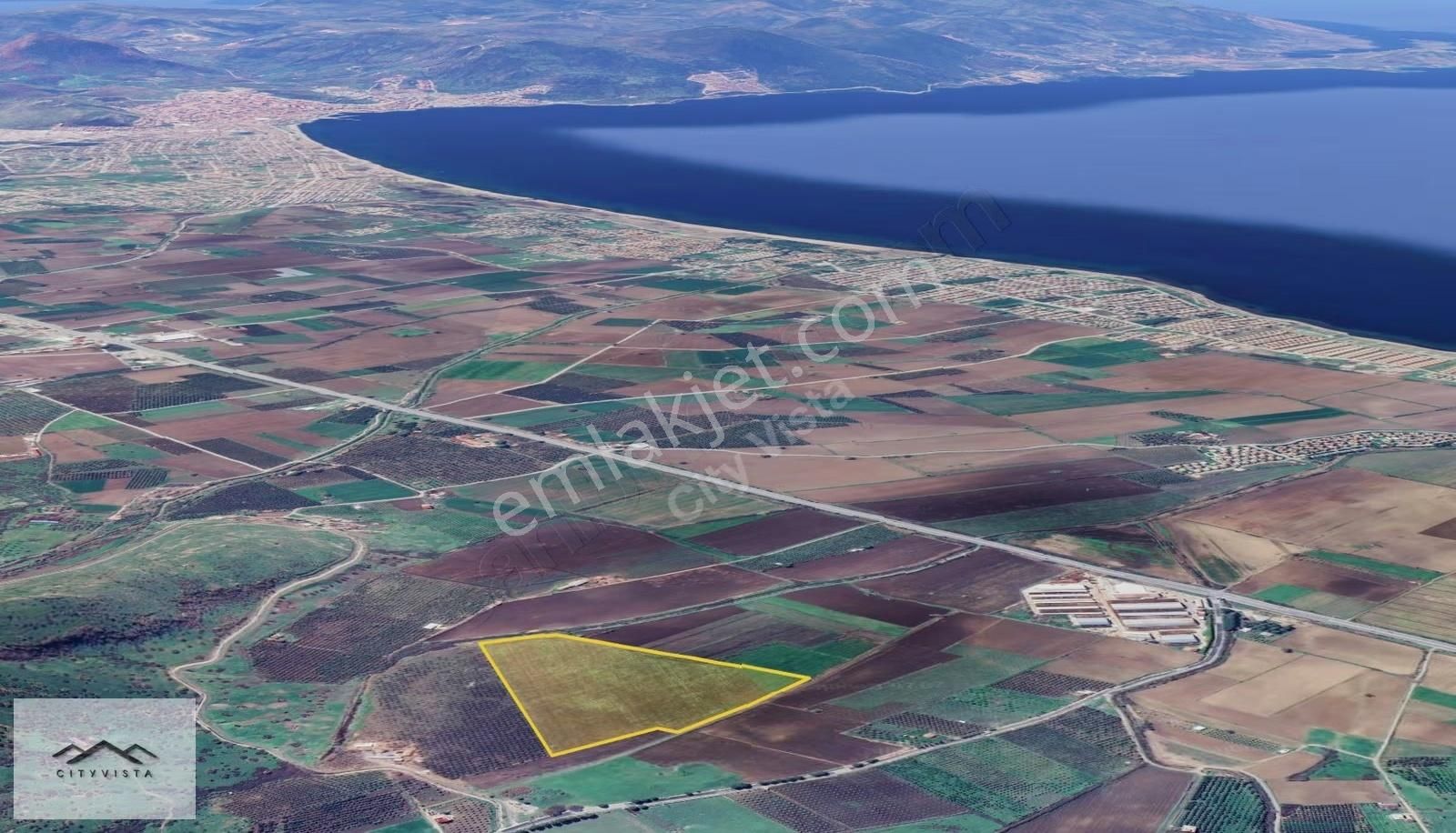 İzmir Dikili Gökçeağıl Deniz Manzaralı 90 Dönüm Satılık Arazi - Görsel 2