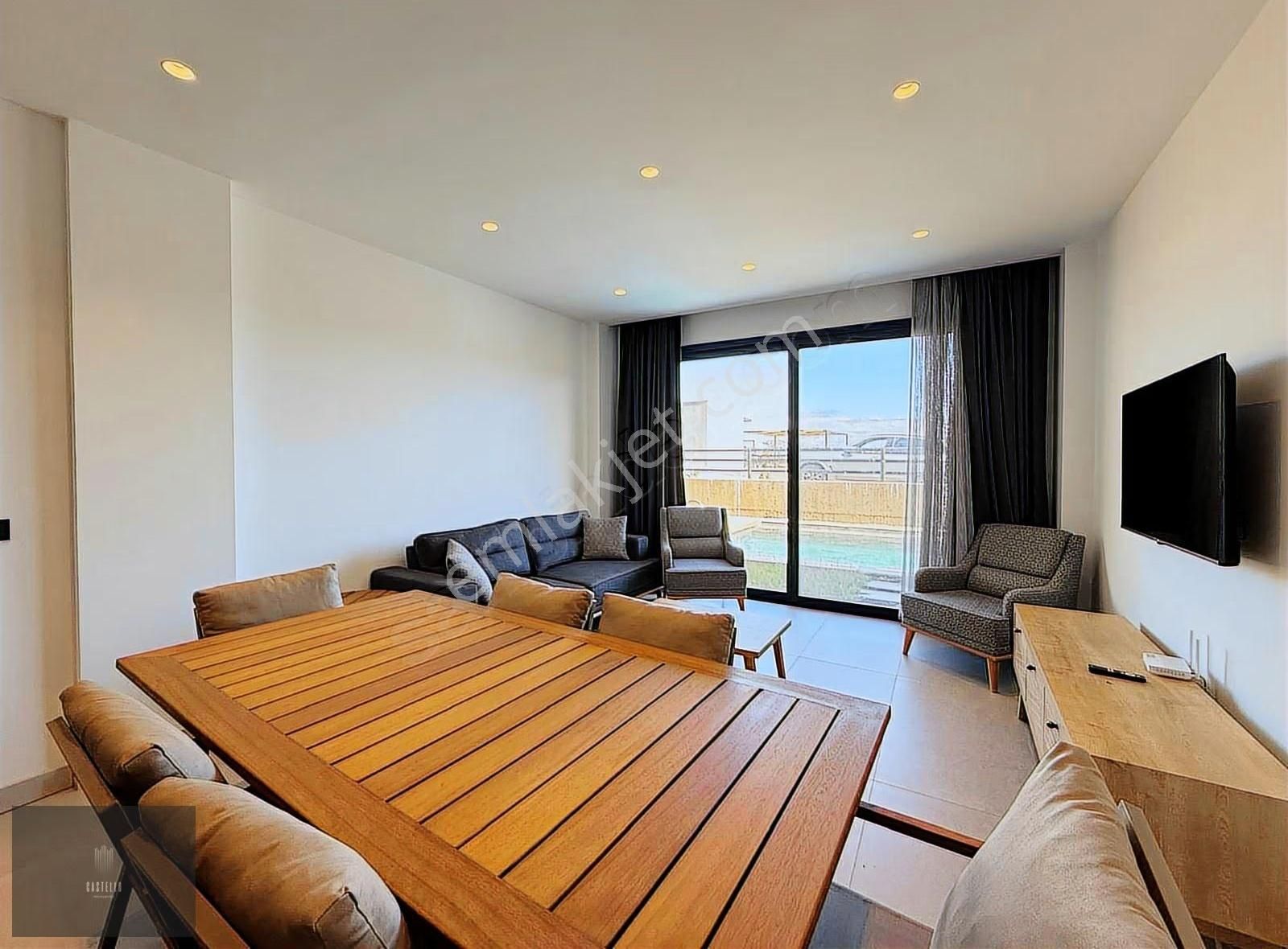 Gündoğan'da Deniz Manzaralı, Özel Havuzlu 4+1 Villa - Görsel 14