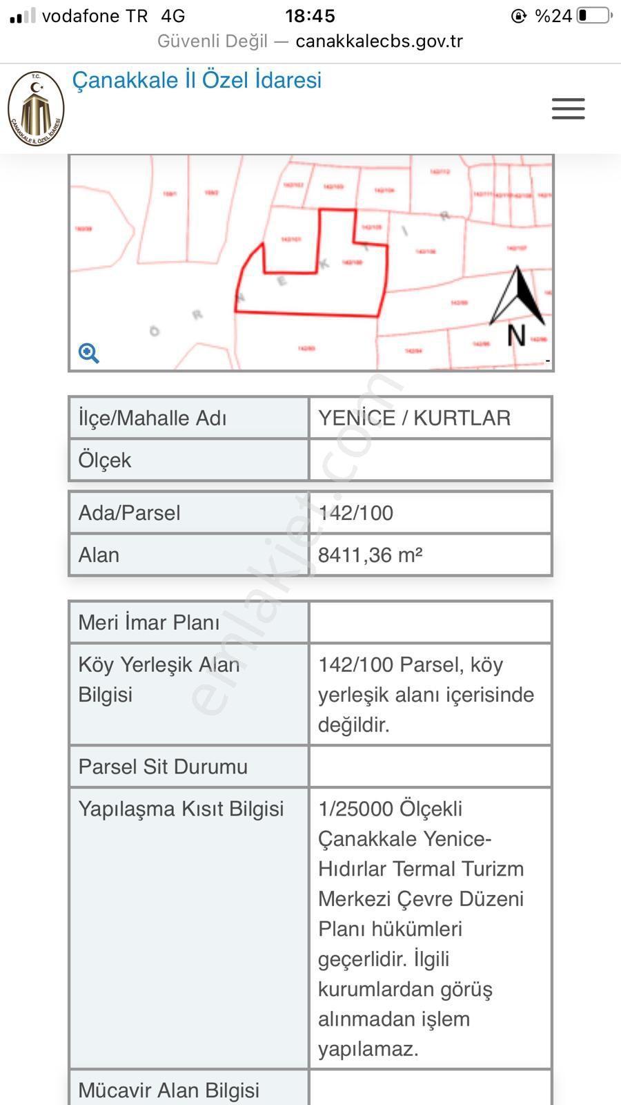 Termal Turizm Bölgesinde Bakımlı Ayva Bahçesi