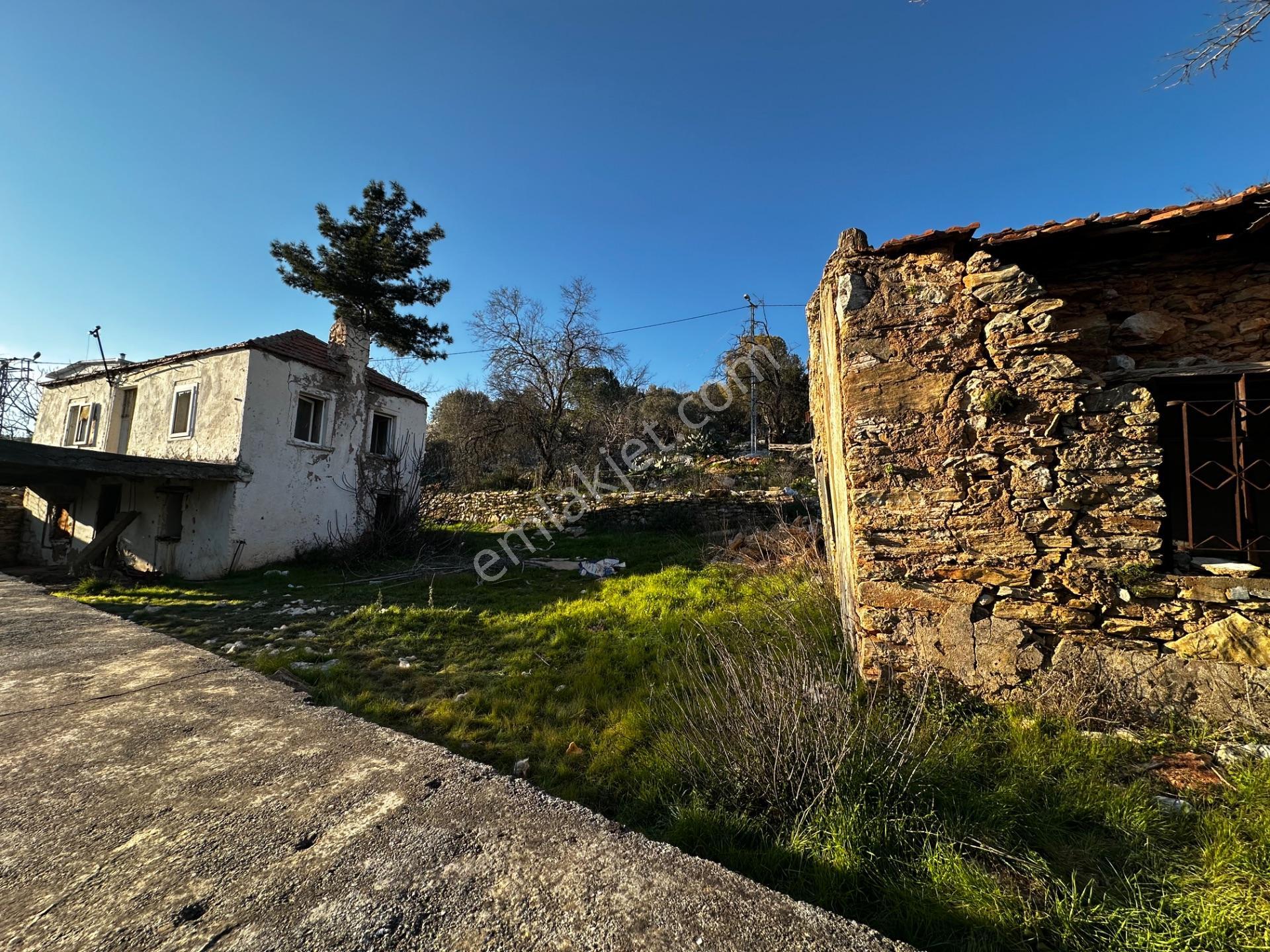Bodrum Kumköyde Restorasyonada Uygun 2 Adet Taş Evli İmarlı Arsa - Görsel 9